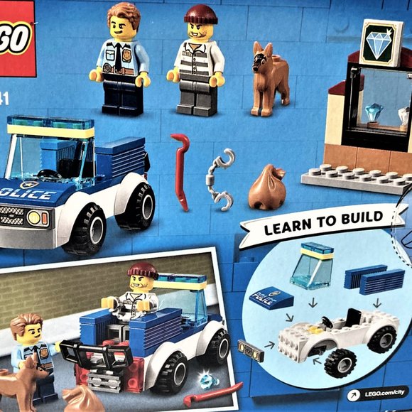 TWO Lego Sets NWT "City" 60241 Police dog set 60219 Bulldozer Discount Shipping! - Picture 4 of 6